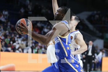 2021-12-02 - Keenan Evans of Maccabi Playtika Tel Aviv during the Turkish Airlines Euroleague basketball match between Real Madrid and Maccabi Playtika Tel Aviv on December 2, 2021 at Wizink Center in Madrid, Spain - REAL MADRID VS MACCABI PLAYTIKA TEL AVIV - EUROLEAGUE - BASKETBALL