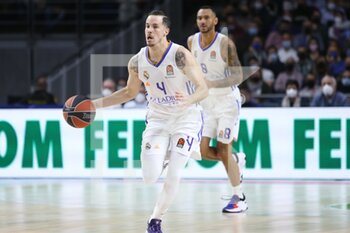2021-12-02 - Thomas Heurtel of Real Madrid during the Turkish Airlines Euroleague basketball match between Real Madrid and Maccabi Playtika Tel Aviv on December 2, 2021 at Wizink Center in Madrid, Spain - REAL MADRID VS MACCABI PLAYTIKA TEL AVIV - EUROLEAGUE - BASKETBALL