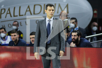 2021-12-23 - Dimitris Itoudis, head coach of CSKA Moscow during the Turkish Airlines Euroleague basketball match between Real Madrid and CSKA Moscow on December 23, 2021 at Wizink Center in Madrid, Spain - REAL MADRID VS CSKA MOSCOW - EUROLEAGUE - BASKETBALL