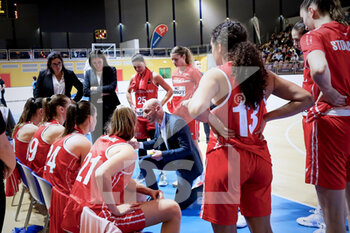 2021-11-11 - Switzerland team during the FIBA Women's EuroBasket 2023, Qualifiers Group H Basketball match between Luxembourg and Switzerland on November 11, 2021 at Centre National Sportif & Culturel d'Coque in Luxembourg - FIBA WOMEN'S EUROBASKET 2023, QUALIFIERS GROUP H - LUXEMBOURG VS SWITZERLAND - INTERNATIONALS - BASKETBALL