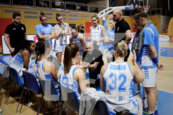 2021-11-11 - Lxembourg Team during the FIBA Women's EuroBasket 2023, Qualifiers Group H Basketball match between Luxembourg and Switzerland on November 11, 2021 at Centre National Sportif & Culturel d'Coque in Luxembourg - FIBA WOMEN'S EUROBASKET 2023, QUALIFIERS GROUP H - LUXEMBOURG VS SWITZERLAND - INTERNATIONALS - BASKETBALL