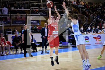 2021-11-11 - Nadia CONSTANTIN (4) of Switzerland during the FIBA Women's EuroBasket 2023, Qualifiers Group H Basketball match between Luxembourg and Switzerland on November 11, 2021 at Centre National Sportif & Culturel d'Coque in Luxembourg - FIBA WOMEN'S EUROBASKET 2023, QUALIFIERS GROUP H - LUXEMBOURG VS SWITZERLAND - INTERNATIONALS - BASKETBALL