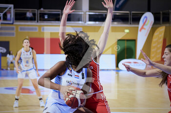 2021-11-11 - Faith Ehi ETUTE (35) of Luxembourg during the FIBA Women's EuroBasket 2023, Qualifiers Group H Basketball match between Luxembourg and Switzerland on November 11, 2021 at Centre National Sportif & Culturel d'Coque in Luxembourg - FIBA WOMEN'S EUROBASKET 2023, QUALIFIERS GROUP H - LUXEMBOURG VS SWITZERLAND - INTERNATIONALS - BASKETBALL
