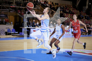 2021-11-11 - Catherine MRECHES (19) of Luxembourg during the FIBA Women's EuroBasket 2023, Qualifiers Group H Basketball match between Luxembourg and Switzerland on November 11, 2021 at Centre National Sportif & Culturel d'Coque in Luxembourg - FIBA WOMEN'S EUROBASKET 2023, QUALIFIERS GROUP H - LUXEMBOURG VS SWITZERLAND - INTERNATIONALS - BASKETBALL