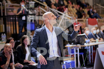 2021-11-11 - Domenico Vincenzo MARCARIO (C) of Switzerland during the FIBA Women's EuroBasket 2023, Qualifiers Group H Basketball match between Luxembourg and Switzerland on November 11, 2021 at Centre National Sportif & Culturel d'Coque in Luxembourg - FIBA WOMEN'S EUROBASKET 2023, QUALIFIERS GROUP H - LUXEMBOURG VS SWITZERLAND - INTERNATIONALS - BASKETBALL