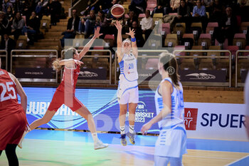 2021-11-11 - Esmeralda SKRIJELJ (28) of Luxembourgduring the FIBA Women's EuroBasket 2023, Qualifiers Group H Basketball match between Luxembourg and Switzerland on November 11, 2021 at Centre National Sportif & Culturel d'Coque in Luxembourg - FIBA WOMEN'S EUROBASKET 2023, QUALIFIERS GROUP H - LUXEMBOURG VS SWITZERLAND - INTERNATIONALS - BASKETBALL