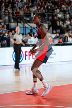2021-11-14 - Mamignan Toure of France during the FIBA Women's EuroBasket 2023, Qualifiers Group B Basketball match between France and Lithuania on November 14, 2021 at Palacium in Villeneuve-d'Ascq, France - FIBA WOMEN'S EUROBASKET 2023, QUALIFIERS GROUP B - FRANCE VS LITHUANIA - INTERNATIONALS - BASKETBALL