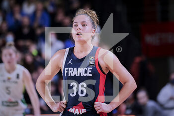 2021-11-14 - Caroline HERIAUD (36) of France during the FIBA Women's EuroBasket 2023, Qualifiers Group B Basketball match between France and Lithuania on November 14, 2021 at Palacium in Villeneuve-d'Ascq, France - FIBA WOMEN'S EUROBASKET 2023, QUALIFIERS GROUP B - FRANCE VS LITHUANIA - INTERNATIONALS - BASKETBALL