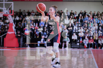 2021-11-14 - Caroline HERIAUD (36) of France during the FIBA Women's EuroBasket 2023, Qualifiers Group B Basketball match between France and Lithuania on November 14, 2021 at Palacium in Villeneuve-d'Ascq, France - FIBA WOMEN'S EUROBASKET 2023, QUALIFIERS GROUP B - FRANCE VS LITHUANIA - INTERNATIONALS - BASKETBALL