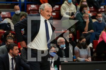 2021-11-29 - Meo Sacchetti, head-coach Italy  - FIBA WORLD CUP 2023 QUALIFIERS - ITALY VS NETHERLANDS - INTERNATIONALS - BASKETBALL