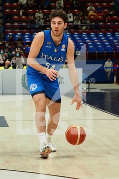 2021-11-29 - Alessandro Pajola (Italy)  - FIBA WORLD CUP 2023 QUALIFIERS - ITALY VS NETHERLANDS - INTERNATIONALS - BASKETBALL