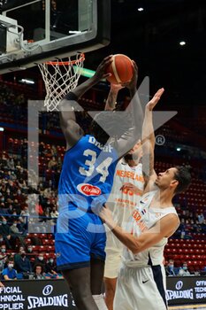 2021-11-29 - Mouhamet Diouf (Italy)  - FIBA WORLD CUP 2023 QUALIFIERS - ITALY VS NETHERLANDS - INTERNATIONALS - BASKETBALL