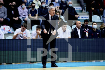 2021-11-28 - Svetislav PESIC (C) of Serbia during the FIBA Basketball World Cup 2023, European Qualifiers, 1st round Group A Basketball match between Belgium and Serbia on November 28, 2021 at the Mons Arena in Mons, Belgium - FIBA BASKETBALL WORLD CUP 2023, EUROPEAN QUALIFIERS, 1ST ROUND GROUP A - BELGIUM VS SERBIA - INTERNATIONALS - BASKETBALL