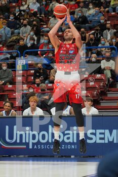 2021-11-21 - Giampaolo Ricci from AX Armani Exchange Olimpia Milano  - A|X ARMANI EXCHANGE MILANO VS NUTRIBULLET TREVISO BASKET - ITALIAN SERIE A - BASKETBALL
