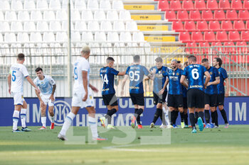 2021-08-14 - Esultanza Inter dopo il primo gol della partita di Nicolo Barella (FC Internazionale) - INTER - FC INTERNAZIONALE VS DINAMO KIEV - FRIENDLY MATCH - SOCCER