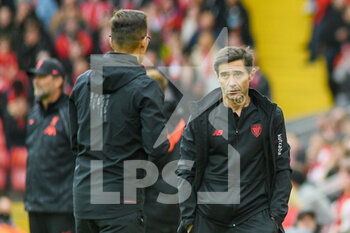 2021-08-08 - Athletic Bilbao's manager Marcelino Garcia Toral during the Pre-Season Friendly football match between Liverpool and Athletic Bilbao on August 8, 2021 at Anfield in Liverpool, England - Photo Philip Bryan / ProSportsImages / DPPI - PRE-SEASON FRIENDLY MATCH - LIVERPOOL VS ATHLETIC BILBAO - FRIENDLY MATCH - SOCCER