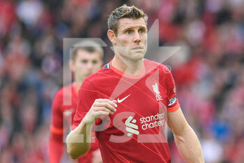 2021-08-08 - Liverpool's midfielder James Milner (7) during the Pre-Season Friendly football match between Liverpool and Athletic Bilbao on August 8, 2021 at Anfield in Liverpool, England - Photo Philip Bryan / ProSportsImages / DPPI - PRE-SEASON FRIENDLY MATCH - LIVERPOOL VS ATHLETIC BILBAO - FRIENDLY MATCH - SOCCER