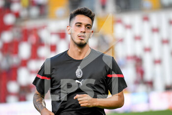 2021-08-14 - Andrea Capone (Milan) portrait during warm up - AC MILAN VS PANATHINAIKOS FC - FRIENDLY MATCH - SOCCER