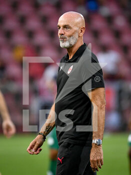 2021-08-14 - Stafano Pioli (Head Coach AC Milan) portrait during warm up - AC MILAN VS PANATHINAIKOS FC - FRIENDLY MATCH - SOCCER