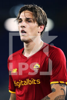 2021-08-14 - Nicolo' Zaniolo of Roma reacts during the Pre-Season Friendly football match between AS Roma and Raja Casablanca on August 14, 2021 at Stadio Olimpico in Rome, Italy - Photo Federico Proietti / DPPI - AS ROMA VS RAJA CASABLANCA - FRIENDLY MATCH - SOCCER