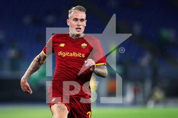 2021-08-14 - Rick Karsdorp of Roma in action during the Pre-Season Friendly football match between AS Roma and Raja Casablanca on August 14, 2021 at Stadio Olimpico in Rome, Italy - Photo Federico Proietti / DPPI - AS ROMA VS RAJA CASABLANCA - FRIENDLY MATCH - SOCCER