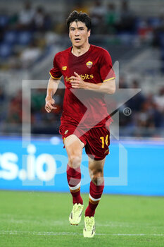 2021-08-14 - Eldor Shomurodov of Roma in action during the Pre-Season Friendly football match between AS Roma and Raja Casablanca on August 14, 2021 at Stadio Olimpico in Rome, Italy - Photo Federico Proietti / DPPI - AS ROMA VS RAJA CASABLANCA - FRIENDLY MATCH - SOCCER
