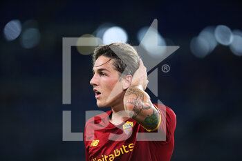 2021-08-14 - Nicolo' Zaniolo of Roma reacts during the Pre-Season Friendly football match between AS Roma and Raja Casablanca on August 14, 2021 at Stadio Olimpico in Rome, Italy - Photo Federico Proietti / DPPI - AS ROMA VS RAJA CASABLANCA - FRIENDLY MATCH - SOCCER