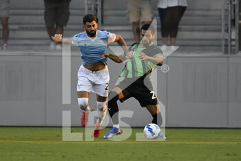 2021-08-14 - HysaJ and Toljan during the friendly match SS Lazio vs US Sassuolo on August 14, 2021 at Stadio Benito Stirpe in Frosinone, Italy - FRIENDLY MATCH SS LAZIO VS US SASSUOLO - FRIENDLY MATCH - SOCCER