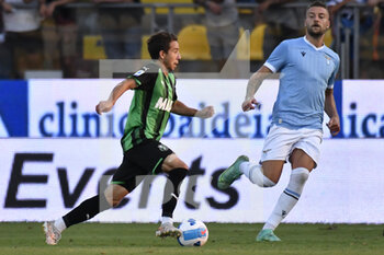 2021-08-14 - Lopez and Milinkovic-Savic during the friendly match SS Lazio vs US Sassuolo on August 14, 2021 at Stadio Benito Stirpe in Frosinone, Italy - FRIENDLY MATCH SS LAZIO VS US SASSUOLO - FRIENDLY MATCH - SOCCER