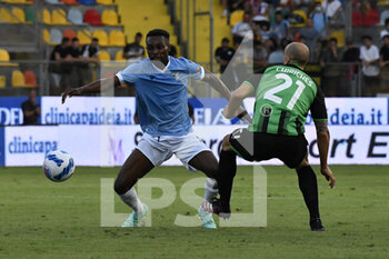 2021-08-14 - Akpa Akpro and Chirichesduring the friendly match SS Lazio vs US Sassuolo on August 14, 2021 at Stadio Benito Stirpe in Frosinone, Italy - FRIENDLY MATCH SS LAZIO VS US SASSUOLO - FRIENDLY MATCH - SOCCER