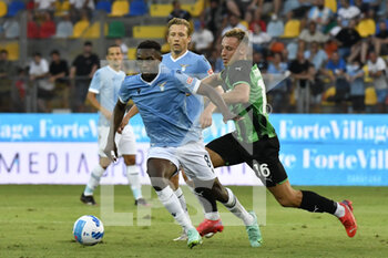 2021-08-14 - Akpa Akpro and Frattesi during the friendly match SS Lazio vs US Sassuolo on August 14, 2021 at Stadio Benito Stirpe in Frosinone, Italy - FRIENDLY MATCH SS LAZIO VS US SASSUOLO - FRIENDLY MATCH - SOCCER
