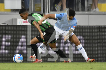 2021-08-14 - Rogerio and Felipe Anderson during the friendly match SS Lazio vs US Sassuolo on August 14, 2021 at Stadio Benito Stirpe in Frosinone, Italy - FRIENDLY MATCH SS LAZIO VS US SASSUOLO - FRIENDLY MATCH - SOCCER