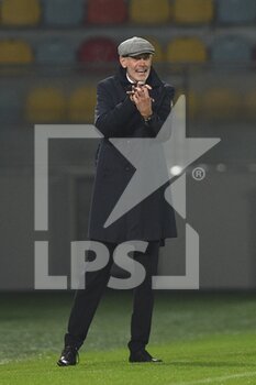 2021-11-16 - FROSINONE, ITALY - November 16 : Head Coach Paolo Nicolato  of Italy in gestures during  Friendly Match  soccer match between  Italy and Romania  at Benito Stirpe on November 16,2021 in Frosinone Italy  - UNDER 21 TEST MATCH 2021 - ITALY VS ROMANIA - FRIENDLY MATCH - SOCCER