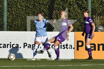 2021-12-19 - Stephanie Breitner of ACF Fiorentina and Nora Heroum of S.S. Lazio Women during the day two of the Coppa Italia Group F between S.S. Lazio vs ACF Fiorentina on 19 December 2021 at the Stadio Mirko Fersini, Formello Italy. - LAZIO WOMEN VS FIORENTINA FEMMINILE - WOMEN ITALIAN CUP - SOCCER