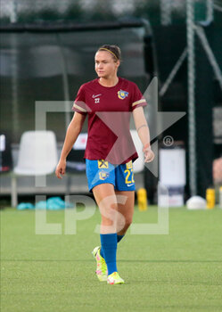 2021-08-21 - Stefanie Enzinger (St Polten) warming up during the UEFA Women's Champions League, Round 1 - CP - Group 8 football match between St Polten and Juventus on August 21, 2021 at Juventus Training Center in Vinovo - Turin, Italy - Photo Nderim Kaceli - TURNO PRELIMINARE - JUVENTUS WOMEN VS ST POLTEN - UEFA CHAMPIONS LEAGUE WOMEN - SOCCER
