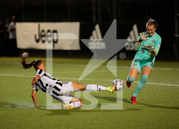 2021-08-21 - Agnese Bonfantini (Juventus Women) in attempt to score a goal during the UEFA Women's Champions League, Round 1 - CP - Group 8 football match between St Polten and Juventus on August 21, 2021 at Juventus Training Center in Vinovo - Turin, Italy - Photo Nderim Kaceli - TURNO PRELIMINARE - JUVENTUS WOMEN VS ST POLTEN - UEFA CHAMPIONS LEAGUE WOMEN - SOCCER