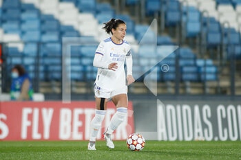 2021-11-18 - Ivana Andres of Real Madrid during the UEFA Women's Champions League, Group B, football match between Real Madrid and Paris Saint-Germain on November 18, 2021 at Alfredo Di Stefano stadium in Valdebebas, Madrid, Spain - REAL MADRID VS PARIS SAINT-GERMAIN - UEFA CHAMPIONS LEAGUE WOMEN - SOCCER