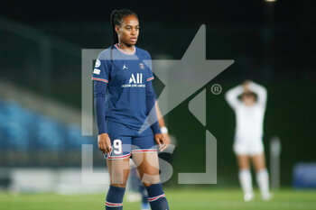 2021-11-18 - Marie Antoinette Katoto of PSG during the UEFA Women's Champions League, Group B, football match between Real Madrid and Paris Saint-Germain on November 18, 2021 at Alfredo Di Stefano stadium in Valdebebas, Madrid, Spain - REAL MADRID VS PARIS SAINT-GERMAIN - UEFA CHAMPIONS LEAGUE WOMEN - SOCCER