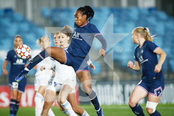 2021-11-18 - Marie Antoinette Katoto of PSG scores a goal during the UEFA Women's Champions League, Group B, football match between Real Madrid and Paris Saint-Germain on November 18, 2021 at Alfredo Di Stefano stadium in Valdebebas, Madrid, Spain - REAL MADRID VS PARIS SAINT-GERMAIN - UEFA CHAMPIONS LEAGUE WOMEN - SOCCER