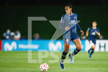 2021-11-18 - Marie Antoinette Katoto of PSG during the UEFA Women's Champions League, Group B, football match between Real Madrid and Paris Saint-Germain on November 18, 2021 at Alfredo Di Stefano stadium in Valdebebas, Madrid, Spain - REAL MADRID VS PARIS SAINT-GERMAIN - UEFA CHAMPIONS LEAGUE WOMEN - SOCCER