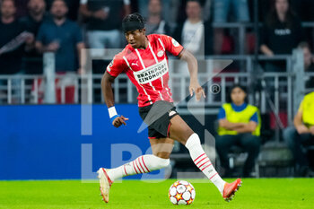 2021-08-24 - Noni Madueke of PSV during the UEFA Champions League, Play-Offs Leg Two football match between PSV and Benfica on August 24, 2021 at Philips Stadion in Eindhoven, Netherlands - Photo Geert van Erven / Orange Pictures / DPPI - PLAY-OFFS LEG TWO PSV VS BENFICA - UEFA CHAMPIONS LEAGUE - SOCCER