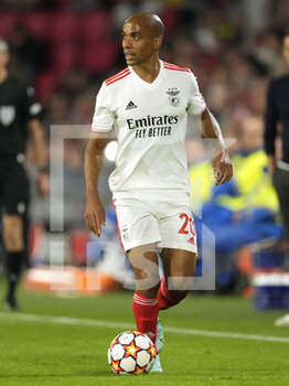 2021-08-24 - Joao Mario of Benfica during the UEFA Champions League, Play-Offs Leg Two football match between PSV and Benfica on August 24, 2021 at Philips Stadion in Eindhoven, Netherlands - Photo Geert van Erven / Orange Pictures / DPPI - PLAY-OFFS LEG TWO PSV VS BENFICA - UEFA CHAMPIONS LEAGUE - SOCCER