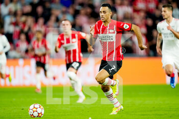 2021-08-24 - Eran Zahavi of PSV during the UEFA Champions League, Play-Offs Leg Two football match between PSV and Benfica on August 24, 2021 at Philips Stadion in Eindhoven, Netherlands - Photo Geert van Erven / Orange Pictures / DPPI - PLAY-OFFS LEG TWO PSV VS BENFICA - UEFA CHAMPIONS LEAGUE - SOCCER