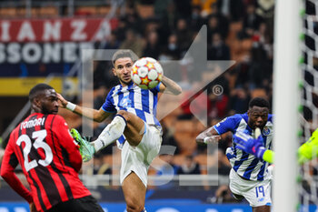 2021-11-03 - Marko Grujic of FC Porto in action during the UEFA Champions League 2021/22 Group Stage - Group B football match between AC Milan and FC Porto at Giuseppe Meazza Stadium, Milan, Italy on November 03, 2021 - AC MILAN VS FC PORTO - UEFA CHAMPIONS LEAGUE - SOCCER