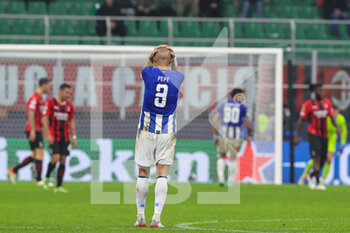 2021-11-03 - Pepe of FC Porto reacts during the UEFA Champions League 2021/22 Group Stage - Group B football match between AC Milan and FC Porto at Giuseppe Meazza Stadium, Milan, Italy on November 03, 2021 - AC MILAN VS FC PORTO - UEFA CHAMPIONS LEAGUE - SOCCER