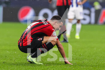 2021-11-03 - Ismael Bennacer of AC Milan during the UEFA Champions League 2021/22 Group Stage - Group B football match between AC Milan and FC Porto at Giuseppe Meazza Stadium, Milan, Italy on November 03, 2021 - AC MILAN VS FC PORTO - UEFA CHAMPIONS LEAGUE - SOCCER