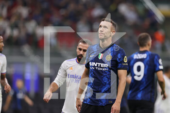 2021-09-15 - Ivan Perisic of FC Internazionale reacts during the UEFA Champions League 2021/22 Group Stage - Group D football match between FC Internazionale and Real Madrid CF at Giuseppe Meazza Stadium, Milan, Italy on September 15, 2021 - GROUP D - INTER - FC INTERNAZIONALE VS REAL MADRID - UEFA CHAMPIONS LEAGUE - SOCCER