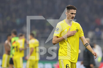 2021-10-19 - Stjepan Radeljic of FC Sheriff Tiraspol reacts during the UEFA Champions League 2021/22 Group Stage - Group D football match between FC Internazionale and FC Sheriff Tiraspol at Giuseppe Meazza Stadium, Milan, Italy on October 19, 2021 - INTER - FC INTERNAZIONALE VS SHERIFF TIRASPOL - UEFA CHAMPIONS LEAGUE - SOCCER