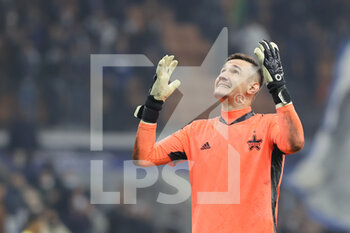 2021-10-19 - Dumitru Celeadnic of FC Sheriff Tiraspol reacts during the UEFA Champions League 2021/22 Group Stage - Group D football match between FC Internazionale and FC Sheriff Tiraspol at Giuseppe Meazza Stadium, Milan, Italy on October 19, 2021 - INTER - FC INTERNAZIONALE VS SHERIFF TIRASPOL - UEFA CHAMPIONS LEAGUE - SOCCER