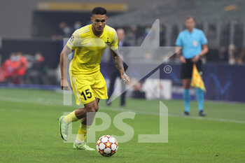 2021-10-19 - Cristiano of FC Sheriff Tiraspol in action during the UEFA Champions League 2021/22 Group Stage - Group D football match between FC Internazionale and FC Sheriff Tiraspol at Giuseppe Meazza Stadium, Milan, Italy on October 19, 2021 - INTER - FC INTERNAZIONALE VS SHERIFF TIRASPOL - UEFA CHAMPIONS LEAGUE - SOCCER